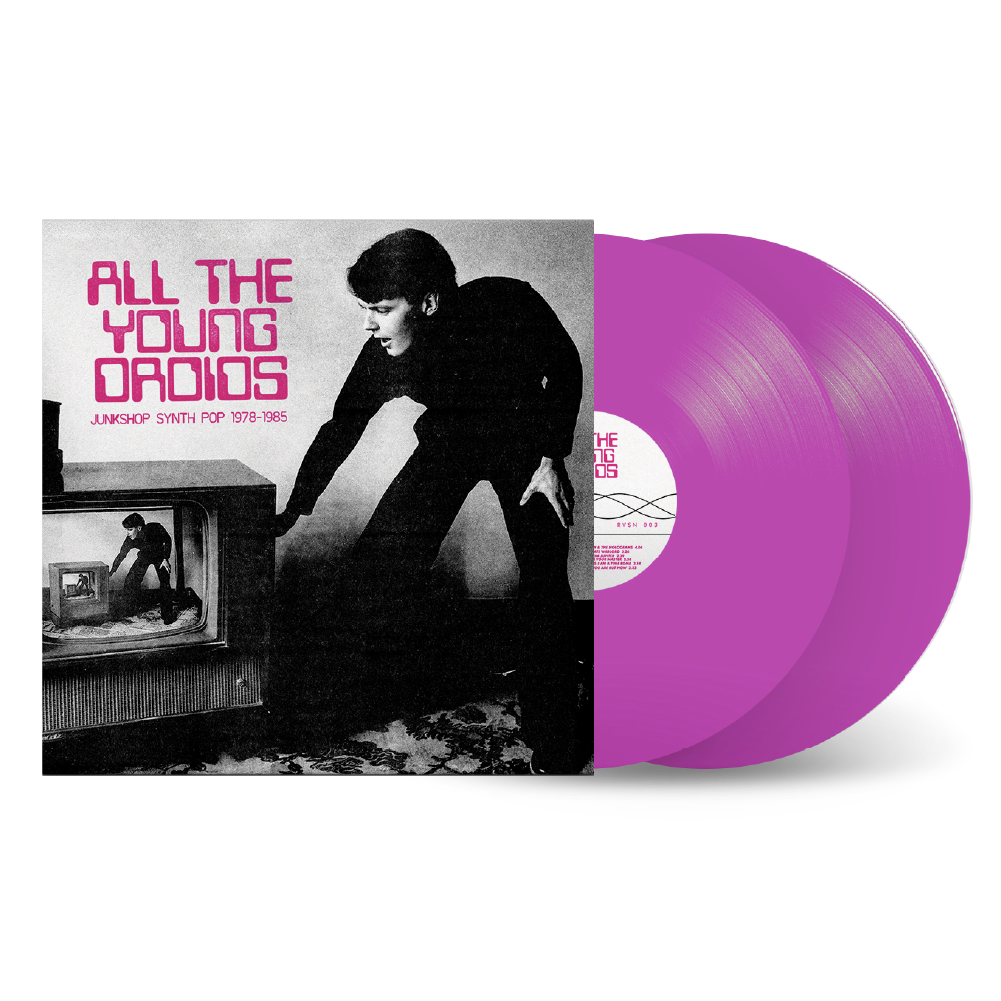 All The Young Droids: Junkshop Synth Pop 1978-1985 / Various Artists 2xLP Trans Pink Vinyl - OUT 18/07/2025