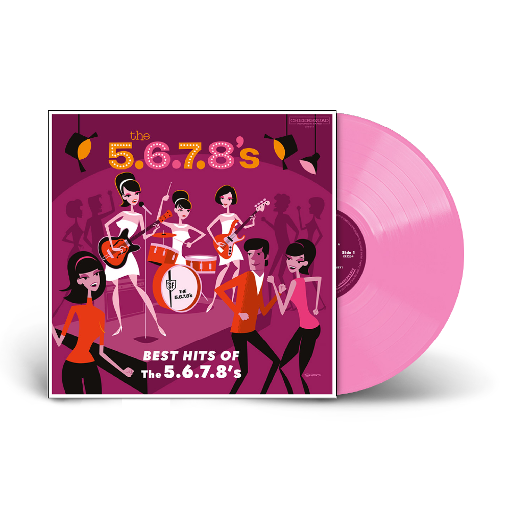 The 5.6.7.8’s / Best Hits of The 5.6.7.8’s Limited Edition Opaque Powder Pink 12” Vinyl