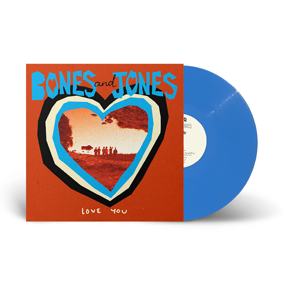Bones and Jones / Love You LP Blue Vinyl