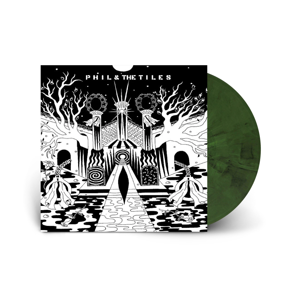 Phil & The Tiles / Double Happiness LP 'Goblin Piss' Green Marbled Vinyl