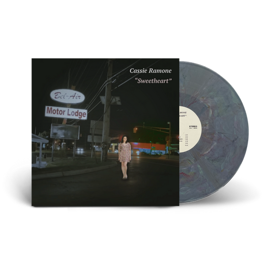 Cassie Ramone / Sweetheart LP Regrind Coke Bottle Green & Silver Vinyl