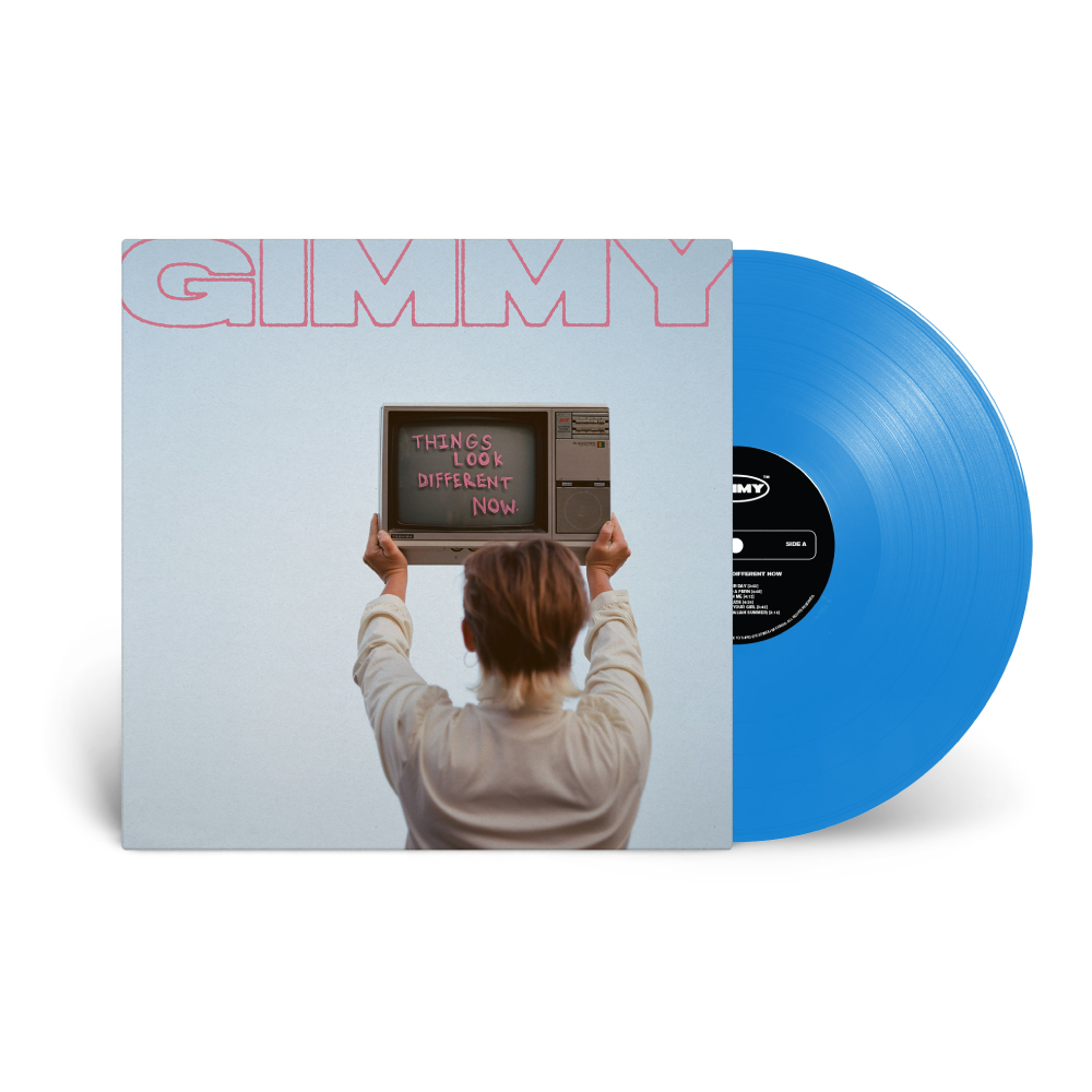 GIMMY / Things Look Different Now Bright Blue Vinyl