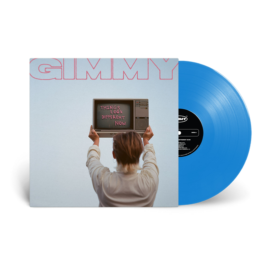 GIMMY / Things Look Different Now Bright Blue Vinyl