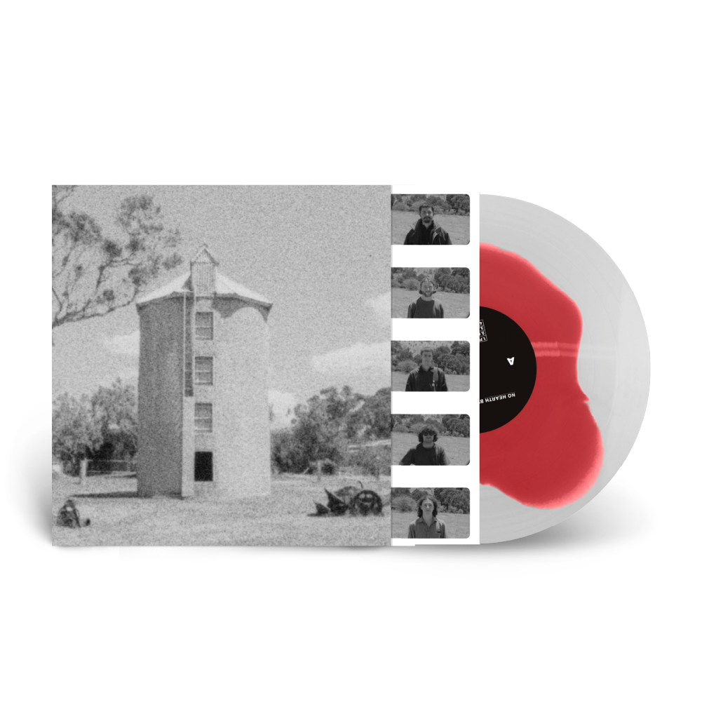 Heir Traffic / No Hearth 12" Clear with Red Blob Vinyl w/ Insert