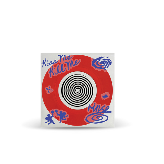 RINSE /  Kiss Me / Kill Me 7" Red Vinyl