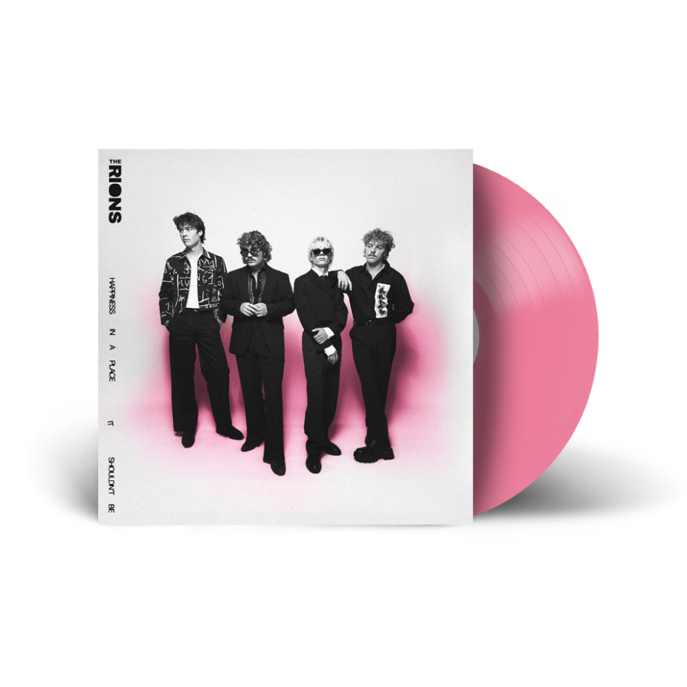 The Rions / Happiness In A Place It Shouldn't Be EP 12" Pink Vinyl