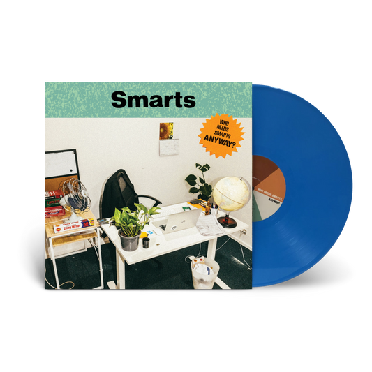 Smarts / Who Needs Smarts, Anyway LP Blue Vinyl