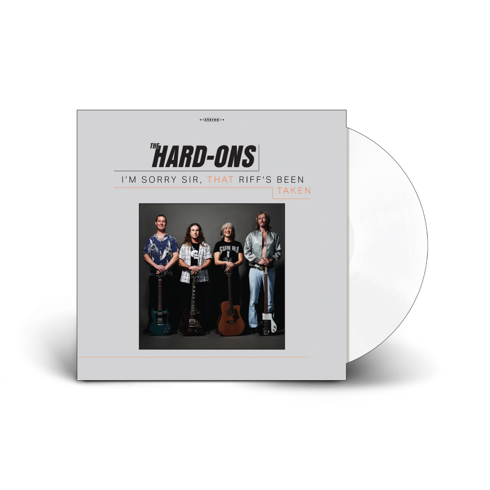 Hard Ons / I’m Sorry Sir, That Riff’s Been Taken LP Limited Edition Dandruff White Vinyl