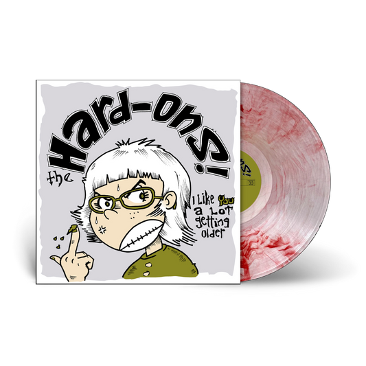 Hard-Ons / I Like You A Lot Getting Older LP Limited Edition Clear with Red Smoke Vinyl (Indie Record Store exclusive)