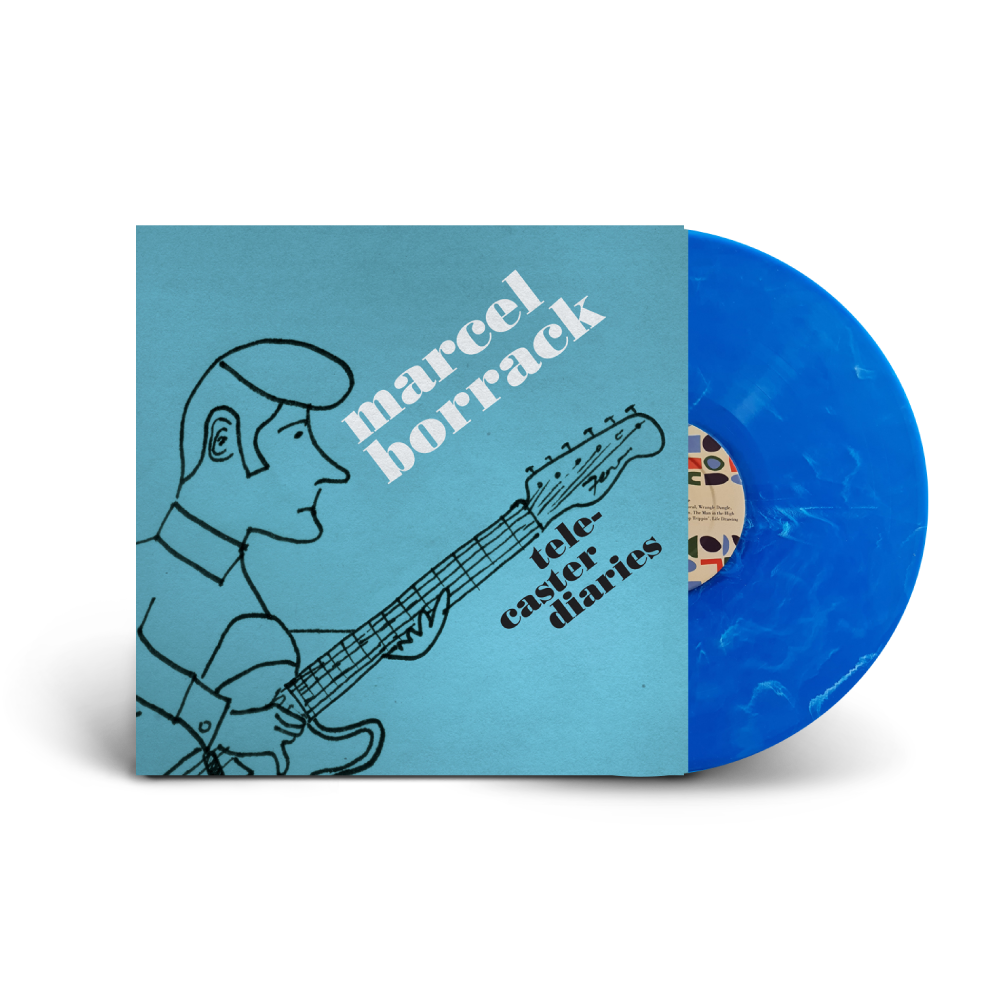 Marcel Borrack / Telecaster Diaries LP Limited Edition Dappled Blue Vinyl