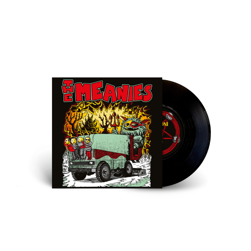 The Meanies / ZAMBONI / I AGREE 7" Black Vinyl