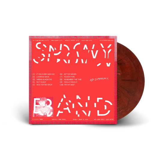 Snowy Band / Age Difference LP Regrind Maroon Vinyl