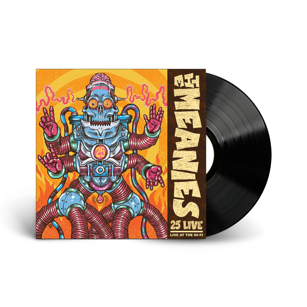 The Meanies / 25 Live LP Black Vinyl