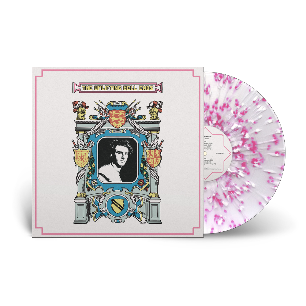 The Uplifting Bell Ends / Super Giant II Pink & White Splatter Vinyl